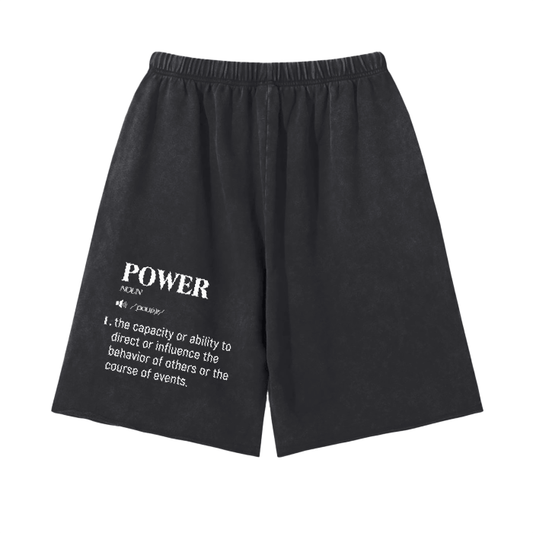 Streetwear Vintage Word Definition Shorts